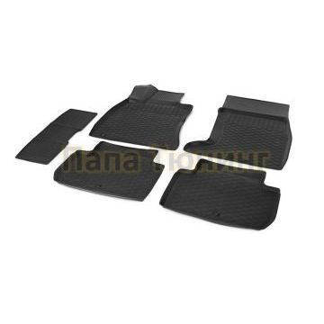 Полиуретановые коврики салона Rival для Kia Stinger лифтбек, кроме Comfort 2017- Полиуретановые коврики салона Rival для Kia Stinger лифтбек, кроме Comfort 2017-