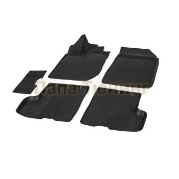 Полиуретановые коврики салона Rival для Lada Xray хэтчбек, хэтчбек Cross (без вещевого ящика) 2016-