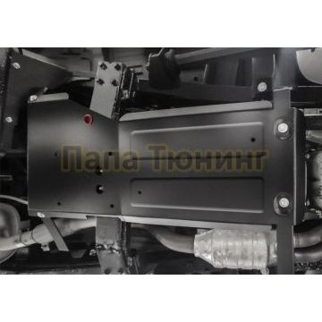 Защита КПП + РК сталь 2 мм АвтоБРОНЯ для UAZ Patriot, V - все, АКПП 2019-