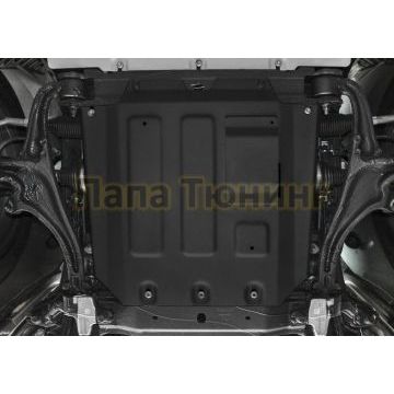 Защита картера сталь 2 мм RIVAL для Mercedes-Benz G-class, V - 2.9 (249 л.с.); 4.0(421 л.с.); 4.0(585 л.с.) 2018-