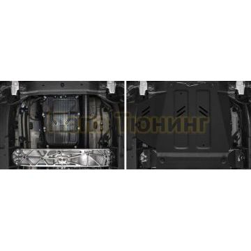 Защита КПП сталь 2 мм RIVAL для Mercedes-Benz G-class, V - 2.9 (249 л.с.); 4.0(421 л.с.); 4.0(585 л.с.) 2018-