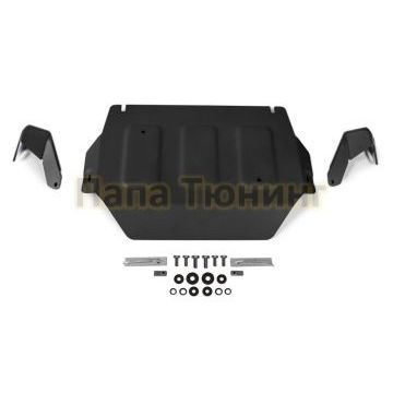 Защита РК сталь 2 мм RIVAL для Mercedes-Benz G-class, V - 2.9 (249 л.с.); 4.0(421 л.с.); 4.0(585 л.с.) 2018-