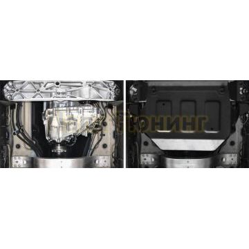 Защита РК сталь 2 мм RIVAL для Mercedes-Benz G-class, V - 2.9 (249 л.с.); 4.0(421 л.с.); 4.0(585 л.с.) 2018-