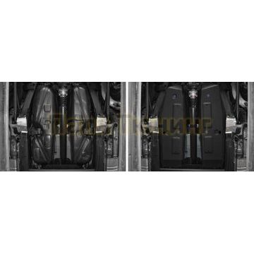 Защита топливного бака сталь 2 мм RIVAL для Mercedes-Benz G-class, V - 2.9 (249 л.с.); 4.0(421 л.с.); 4.0(585 л.с.) 2018-