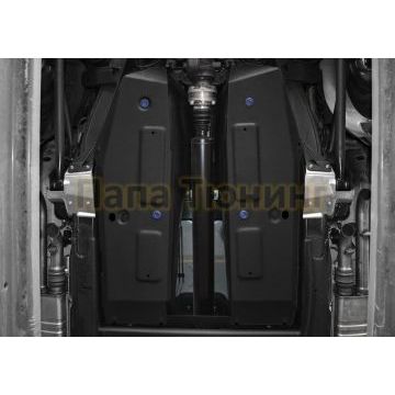 Защита топливного бака сталь 2 мм RIVAL для Mercedes-Benz G-class, V - 2.9 (249 л.с.); 4.0(421 л.с.); 4.0(585 л.с.) 2018-