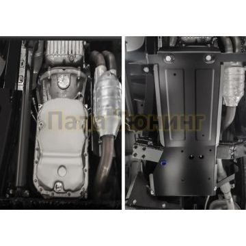 Защита КПП + РК Rival для UAZ Patriot, V - все, АКПП 2019-