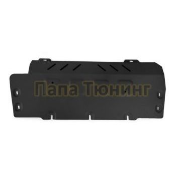 Защита радиатора алюминий 6 мм RIVAL для Mercedes-Benz G-class, V - 2.9 (249 л.с.); 4.0(421 л.с.); 4.0(585 л.с.); Черный 2018-