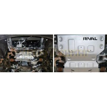Защита картера алюминий 6 мм RIVAL для Ford F-150, V - 5.0 2011-