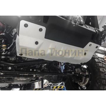 Защита рулевых тяг под алюминиевый бампер Rival для Jeep Wrangler JL, V - 2.0T; 3.6; 2.2D 2018-