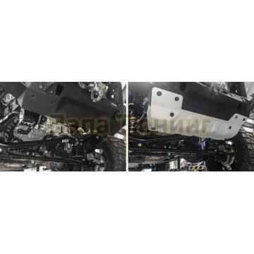 Защита рулевых тяг под алюминиевый бампер Rival для Jeep Wrangler JL, V - 2.0T; 3.6; 2.2D 2018-