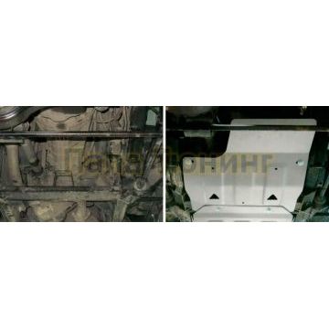 Защита КПП алюминий 6 мм RIVAL для Land Rover Defender 110/90, V - все 2007-2016