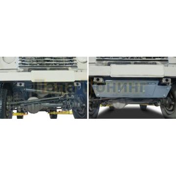 Защита рулевых тяг алюминий 6 мм RIVAL для Land Rover Defender 110/90, V - все 2007-2016