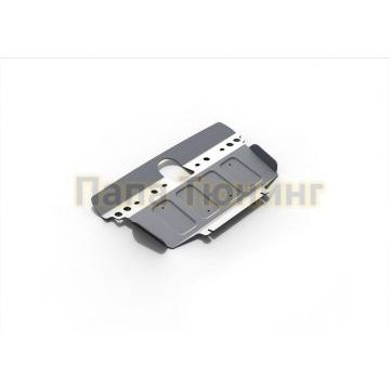 Защита радиатора алюминий 6 мм RIVAL для Nissan Patrol Y62, V - 5.6 2010-2019