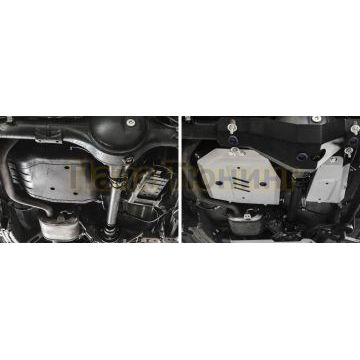 Защита топливного бака + топливного фильтра алюминий 6 мм RIVAL для Suzuki Jimny, V - 1.5 2019-