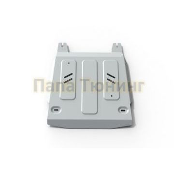 Защита РК алюминий 6 мм RIVAL для Toyota Hilux, V - 2.4d; 2.8d; полный привод 2015-2020/Toyota Hilux, V - 2.8d; полный привод 2020-