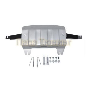 Защита РК алюминий 6 мм RIVAL для Toyota Fortuner, V - 2.8d; 2.7; полный привод 2017-