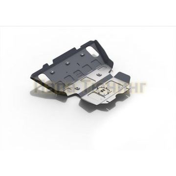 Защита радиатора + картера алюминий 6 мм RIVAL для Toyota Hilux, V - 2.5d; 3.0d 2007-2015