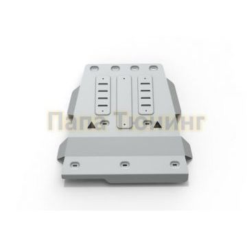 Защита КПП + РК алюминий 6 мм RIVAL для Volkswagen Amarok, V - 2.0d 2010-2016 Защита КПП + РК алюминий 6 мм RIVAL для Volkswagen Amarok, V - 2.0d 2010-2016