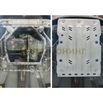 Защита картера + КПП алюминий 6 мм RIVAL для Lada Kalina NFR R1, V - 1.6(136 л.с.) 2016-