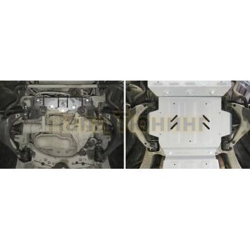 Защита картера алюминий 6 мм RIVAL для Toyota Tundra, V - 5.7 2007-2018