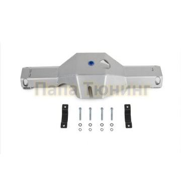 Защита дифференциала заднего моста алюминий 6 мм RIVAL для Toyota Hilux, V - 2.4d; 2.8d; полный привод 2015-2020/Toyota Hilux, V - 2.8d; полный привод 2020-