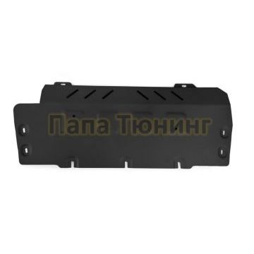 Защита радиатора алюминий 4 мм RIVAL для Mercedes-Benz G-class, V - 2.9 (249 л.с.); 4.0 (421 л.с.); 4.0 (585 л.с.); Черный 2018-