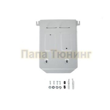 Защита КПП + РК алюминий 4 мм RIVAL для Audi A8, V - 3.0 (340 л.с.) 2017-