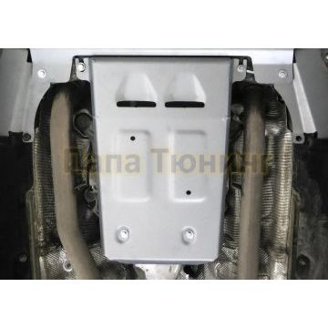 Защита КПП + РК алюминий 4 мм RIVAL для Audi A8, V - 3.0 (340 л.с.) 2017-