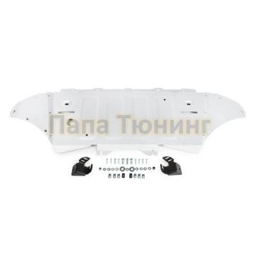 Защита картера алюминий 4 мм RIVAL для Audi Q8, V - 3.0 2019-