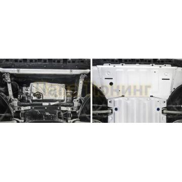 Защита картера алюминий 4 мм RIVAL для Audi Q8, V - 3.0 2019-