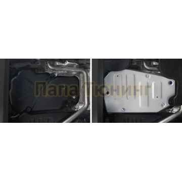Защита топливного бака алюминий 4 мм RIVAL для Audi Q3, V - 1.4; передний привод 2019-