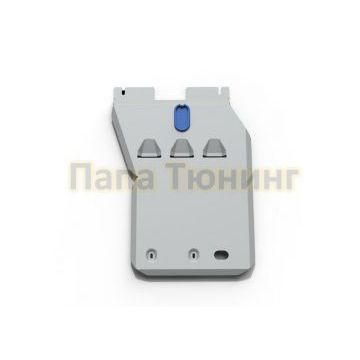 Защита КПП алюминий 4 мм RIVAL для BMW X1, 18i; задний привод 2009-2015