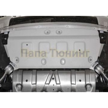 Защита радиатора алюминий 4 мм RIVAL для BMW 3-series (G20), V - 2.0; 2.0d; 3.0 (387 л.с.) 2019-