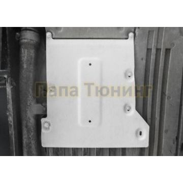 Защита КПП алюминий 4 мм RIVAL для BMW 5-series, 520i; 520d; задний привод 2016-2020