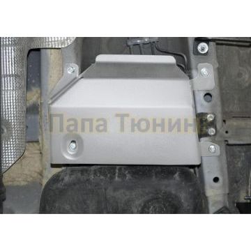 Защита адсорбера алюминий 4 мм RIVAL для Geely Atlas, V - 2.0; 2.4 2018-2024