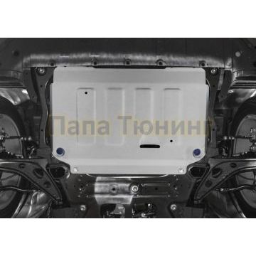 Защита картера + КПП алюминий 4 мм RIVAL для Infiniti QX50 , V - 2.0 2018-