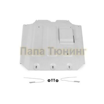 Защита картера алюминий 4 мм RIVAL для Mercedes-Benz G-class, V - 2.9 (249 л.с.); 4.0 (421 л.с.); 4.0 (585 л.с.); Серый 2018-