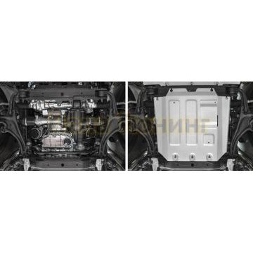 Защита картера алюминий 4 мм RIVAL для Mercedes-Benz G-class, V - 2.9 (249 л.с.); 4.0 (421 л.с.); 4.0 (585 л.с.); Серый 2018-