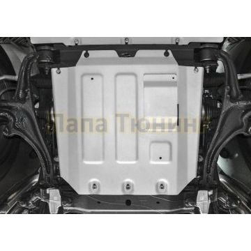 Защита картера алюминий 4 мм RIVAL для Mercedes-Benz G-class, V - 2.9 (249 л.с.); 4.0 (421 л.с.); 4.0 (585 л.с.); Серый 2018-