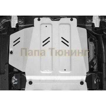 Защита КПП алюминий 4 мм RIVAL для Mercedes-Benz G-class, V - 2.9 (249 л.с.); 4.0 (421 л.с.); 4.0 (585 л.с.); Серый 2018-