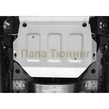 Защита РК алюминий 4 мм RIVAL для Mercedes-Benz G-class, V - 2.9 (249 л.с.); 4.0 (421 л.с.); 4.0 (585 л.с.); Серый 2018-