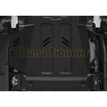 Защита КПП алюминий 4 мм RIVAL для Mercedes-Benz G-class, V - 2.9 (249 л.с.); 4.0 (421 л.с.); 4.0 (585 л.с.); Черный 2018-