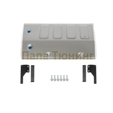 Защита топливного бака алюминий 4 мм RIVAL для Skoda Karoq, V - 1.4 (150л.с.); передний привод 2020-/Volkswagen Taos, V - 1.4 (150л.с.); передний привод 2021-