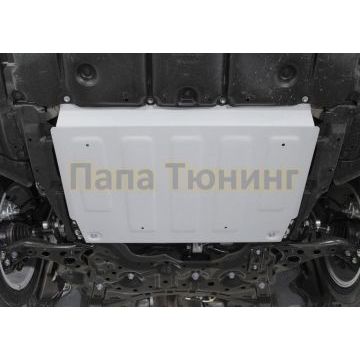 Защита картера + КПП алюминий 4 мм RIVAL для Toyota Corolla, V - 1.6; кузов E210 2018-