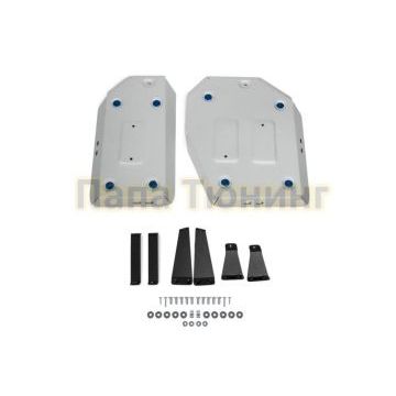 Защита топливного бака алюминий 4 мм RIVAL для Toyota Rav4 (XA50), V - 2.0; 2.5 2019-