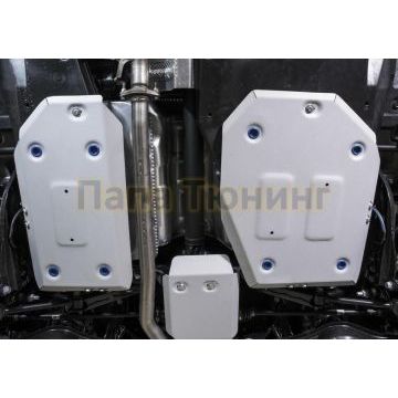 Защита топливного бака алюминий 4 мм RIVAL для Toyota Rav4 (XA50), V - 2.0; 2.5 2019-