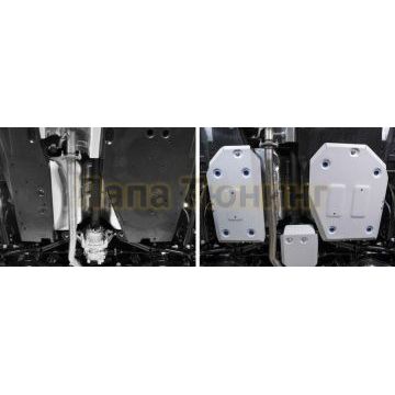 Защита топливного бака алюминий 4 мм RIVAL для Toyota Rav4 (XA50), V - 2.0; 2.5 2019-