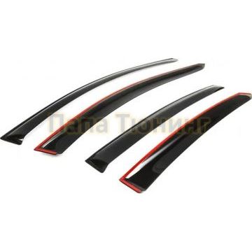 Дефлекторы окон, 4 шт. Rival для Kia ProCeed 2019-