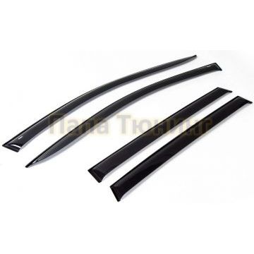 Дефлекторы окон, 4 шт. Rival для Kia Seltos 2019-