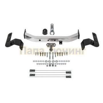 Фаркоп, шар F, с нерж. накладкой, 1500/75 кг. Rival для Toyota Land Cruiser 200 (кроме Executive, TRD) 2007-